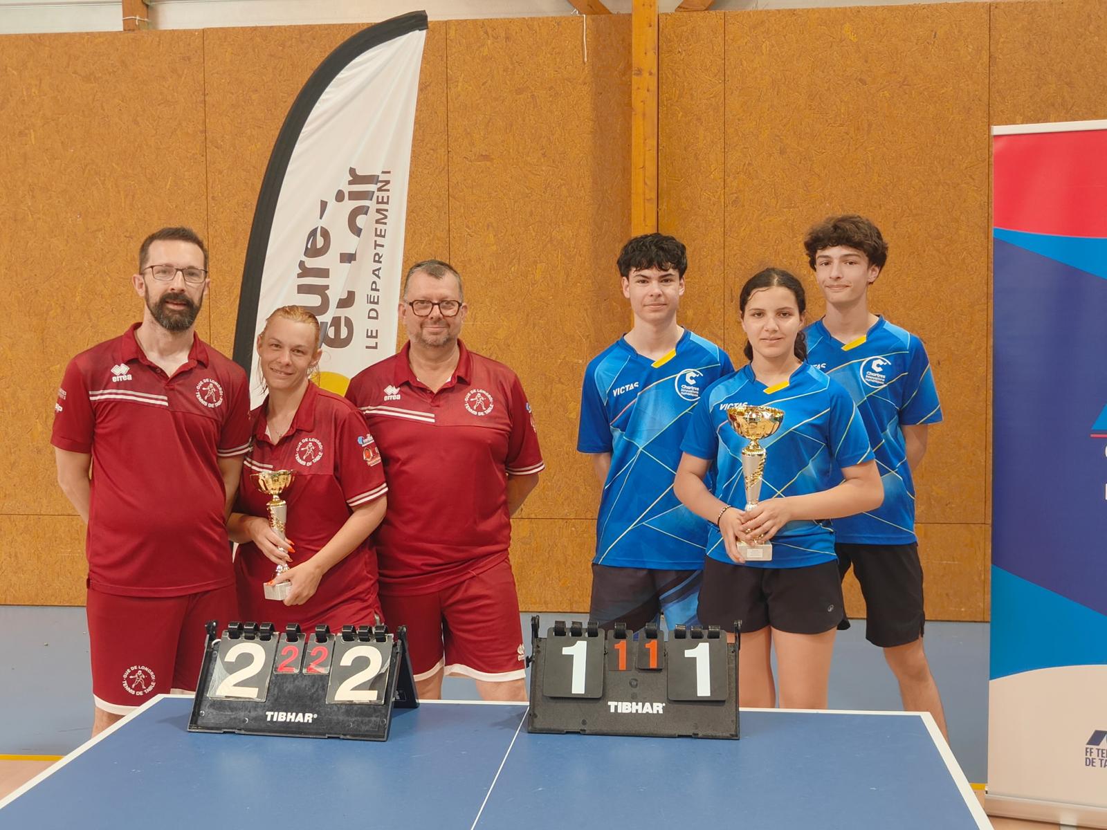L'équipe GLTT 1 finaliste de la D2 lors des finales mixtes 2026